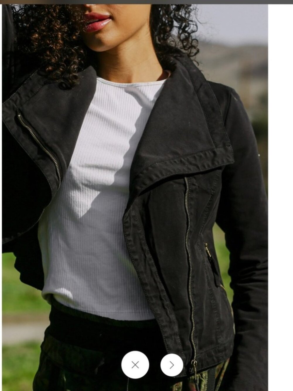 MARRAKECH moto style jacket Women's size Small